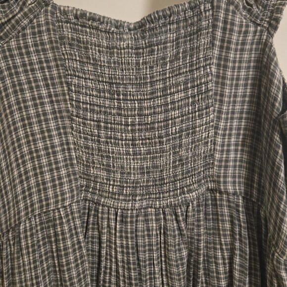 Old navy, green gingham print dress, size Xl - Picture 6 of 6